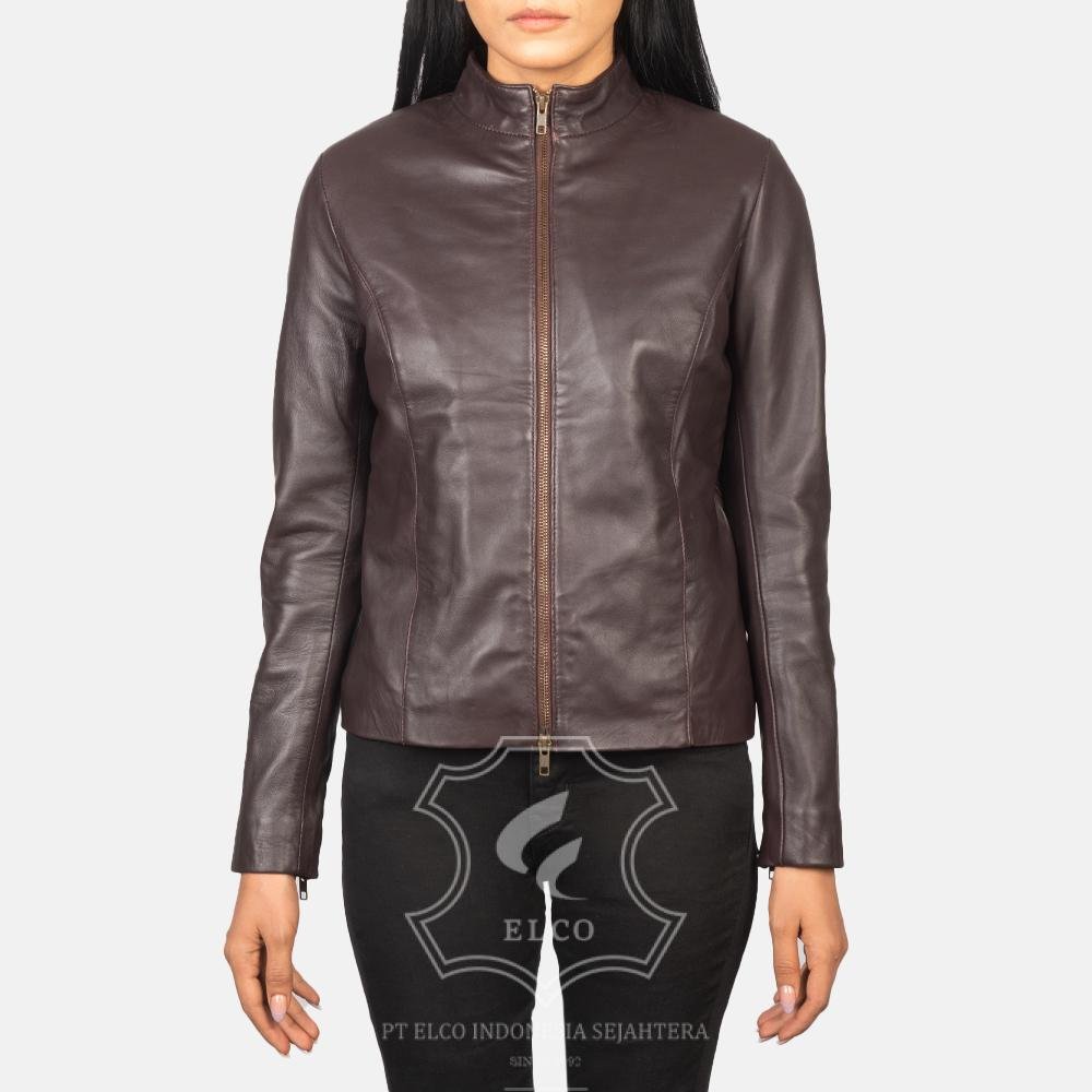 Jaket Kulit Wanita Desain Casual - WC 410