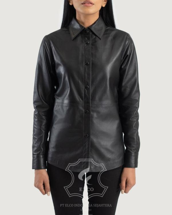 Jaket Kulit Wanita Desain Formal - WF 403