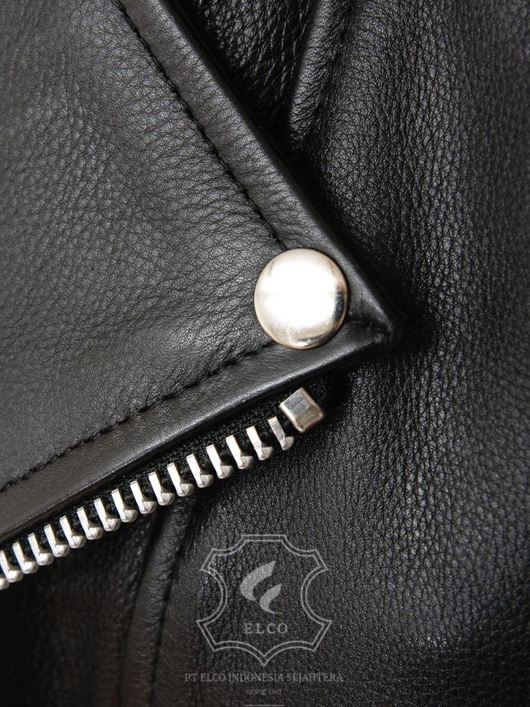 Jaket Kulit Pria Desain Serong - PS 424 - Gambar 4