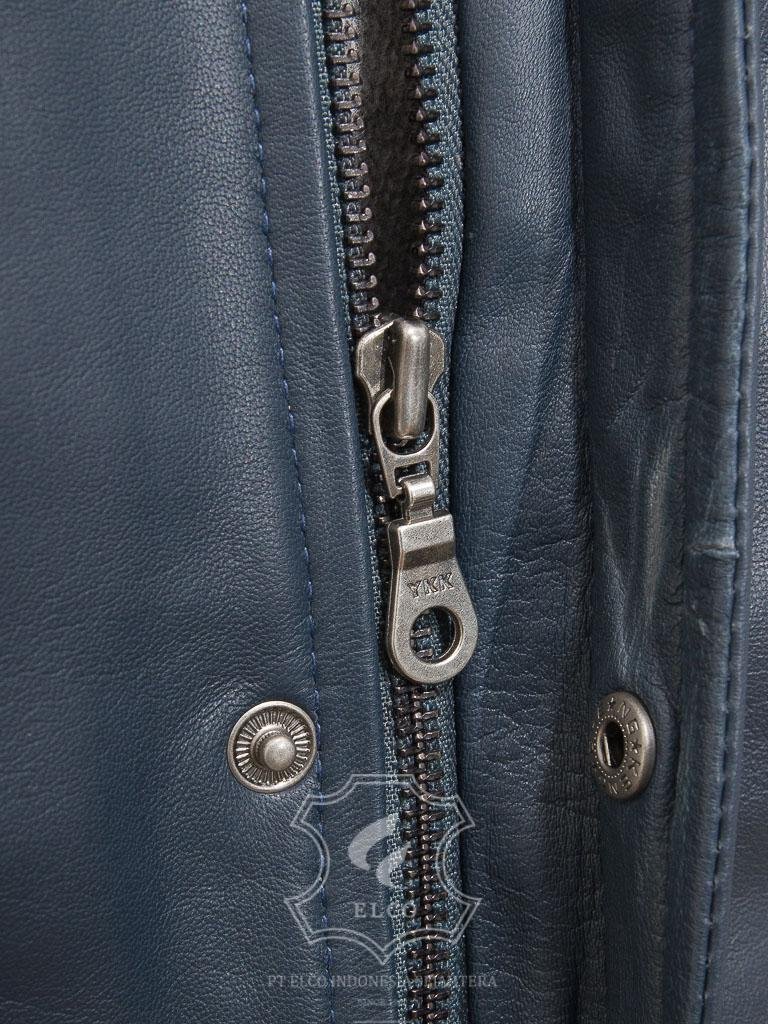 Jaket Kulit Pria Desain Bomber - PCB 468 - Gambar 5