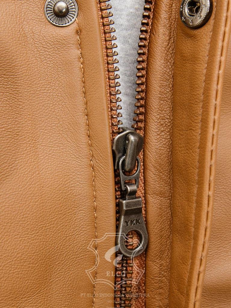 Jaket Kulit Pria Desain Bomber - PCB 485 - Gambar 5