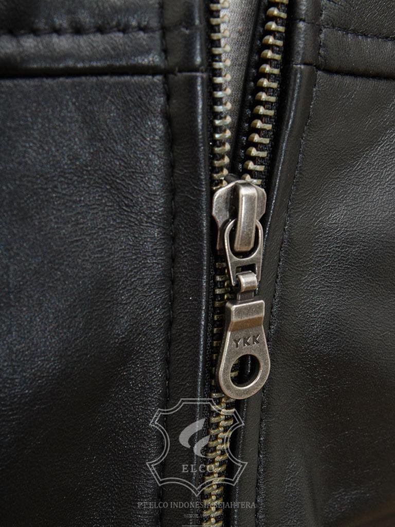 Jaket Kulit Pria Desain Bomber - PCB 475 - Gambar 5