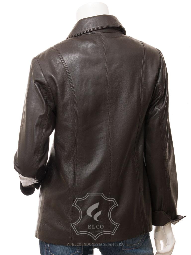 Jaket Kulit Wanita Desain Formal - WF 423 - Gambar 2
