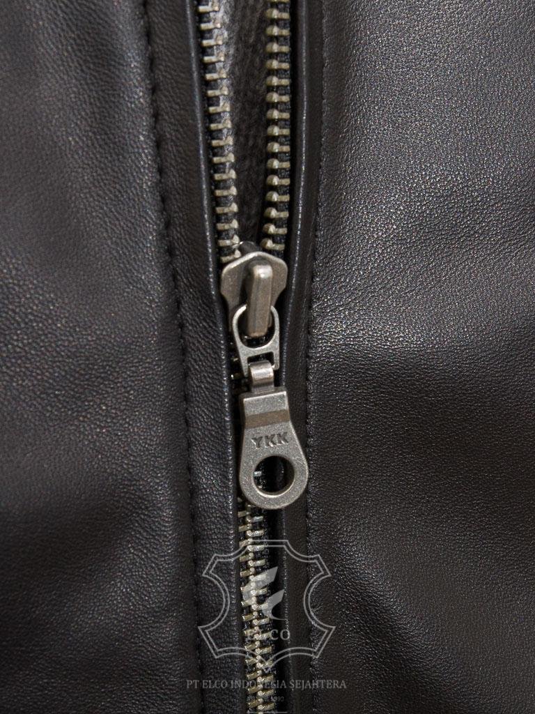 Jaket Kulit Pria Desain Bomber - PCB 467 - Gambar 5