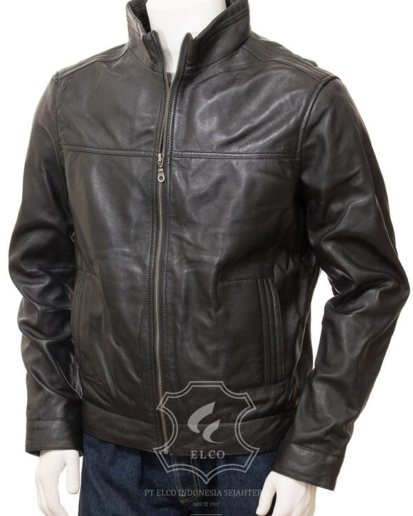 Jaket Kulit Pria Desain Casual - PC 454