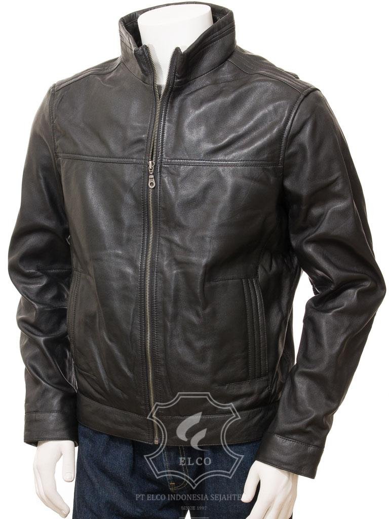 Jaket Kulit Pria Desain Casual - PC 454