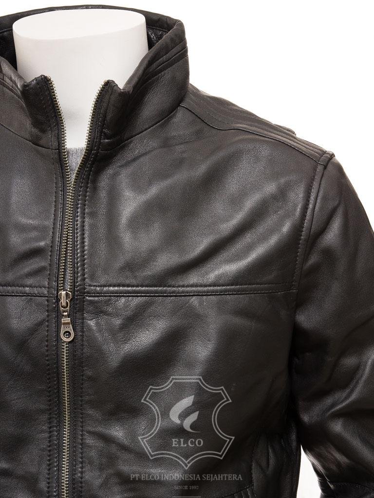 Jaket Kulit Pria Desain Casual - PC 454 - Gambar 2