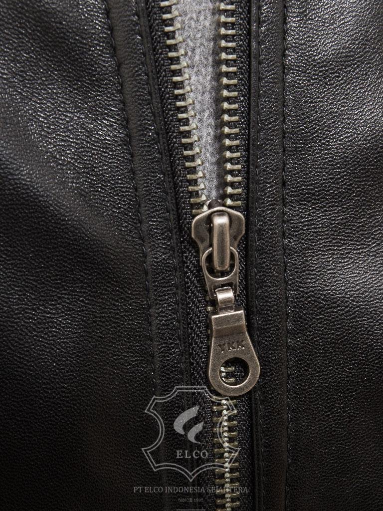 Jaket Kulit Pria Desain Bomber - PCB 477 - Gambar 5