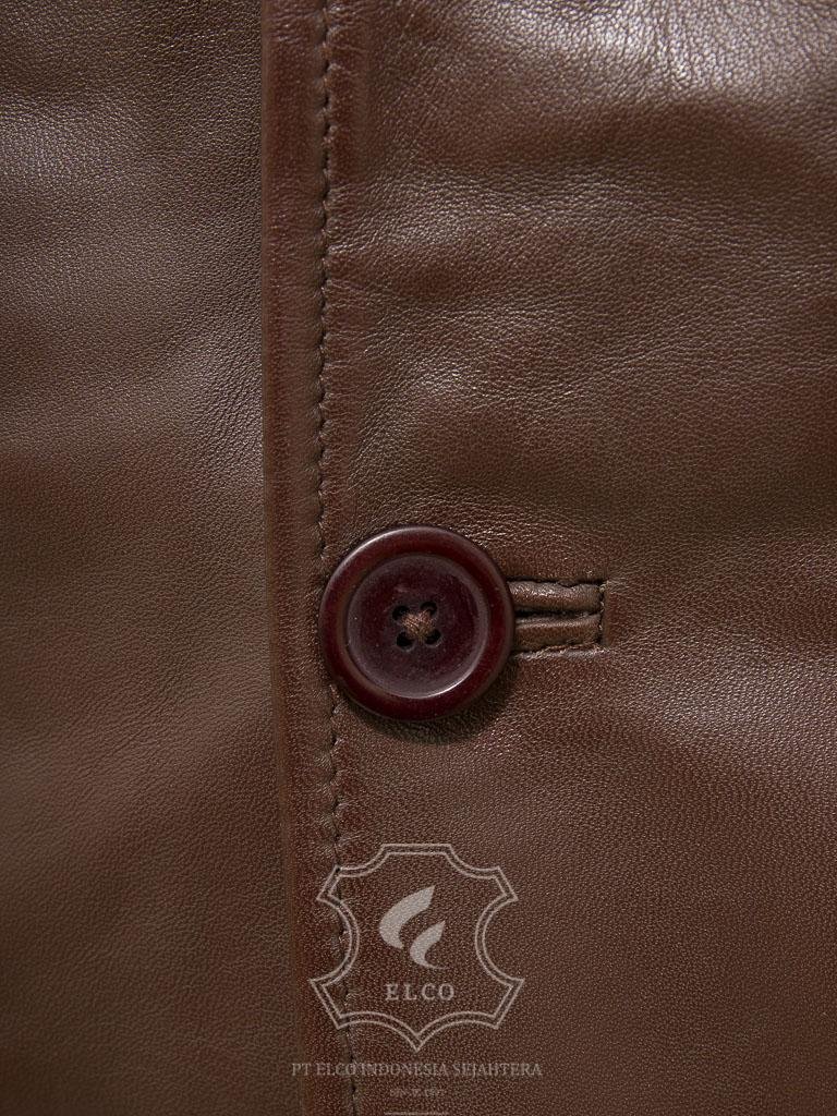 Jaket Kulit Pria Desain Jas - PJ 448 - Gambar 5