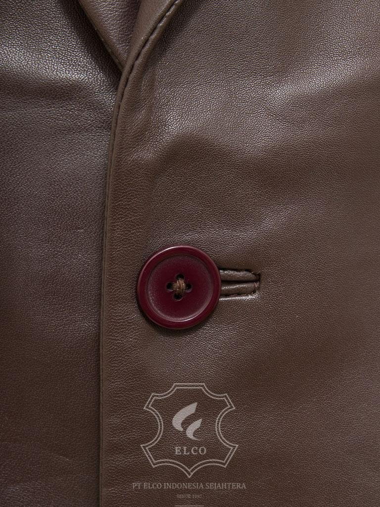 Jaket Kulit Pria Desain Jas - PJ 441 - Gambar 5