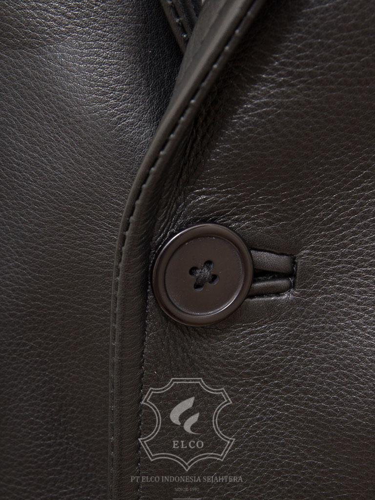 Jaket Kulit Pria Desain Jas - PJ 432 - Gambar 5