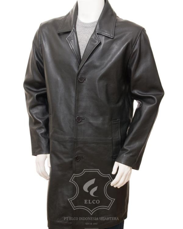 Jaket Kulit Pria Desain Jas - PJ 432