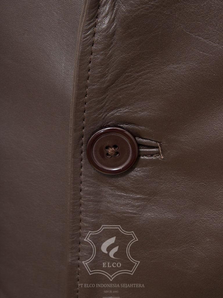 Jaket Kulit Pria Desain Jas - PJ 442 - Gambar 5