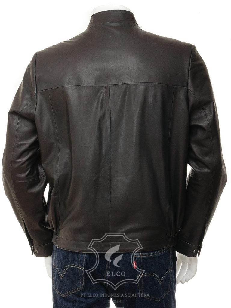 Jaket Kulit Pria Desain Casual - PC 451 - Gambar 4