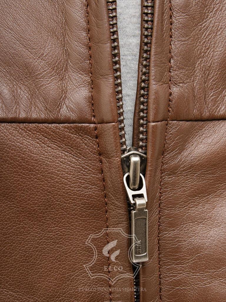 Jaket Kulit Pria Desain Casual - PC 449 - Gambar 4