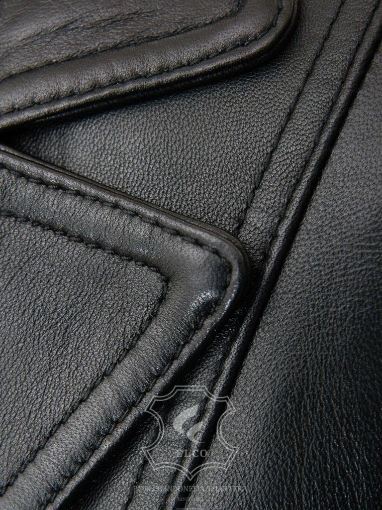 Jaket Kulit Wanita Desain Jas - WJ 444 - Gambar 4