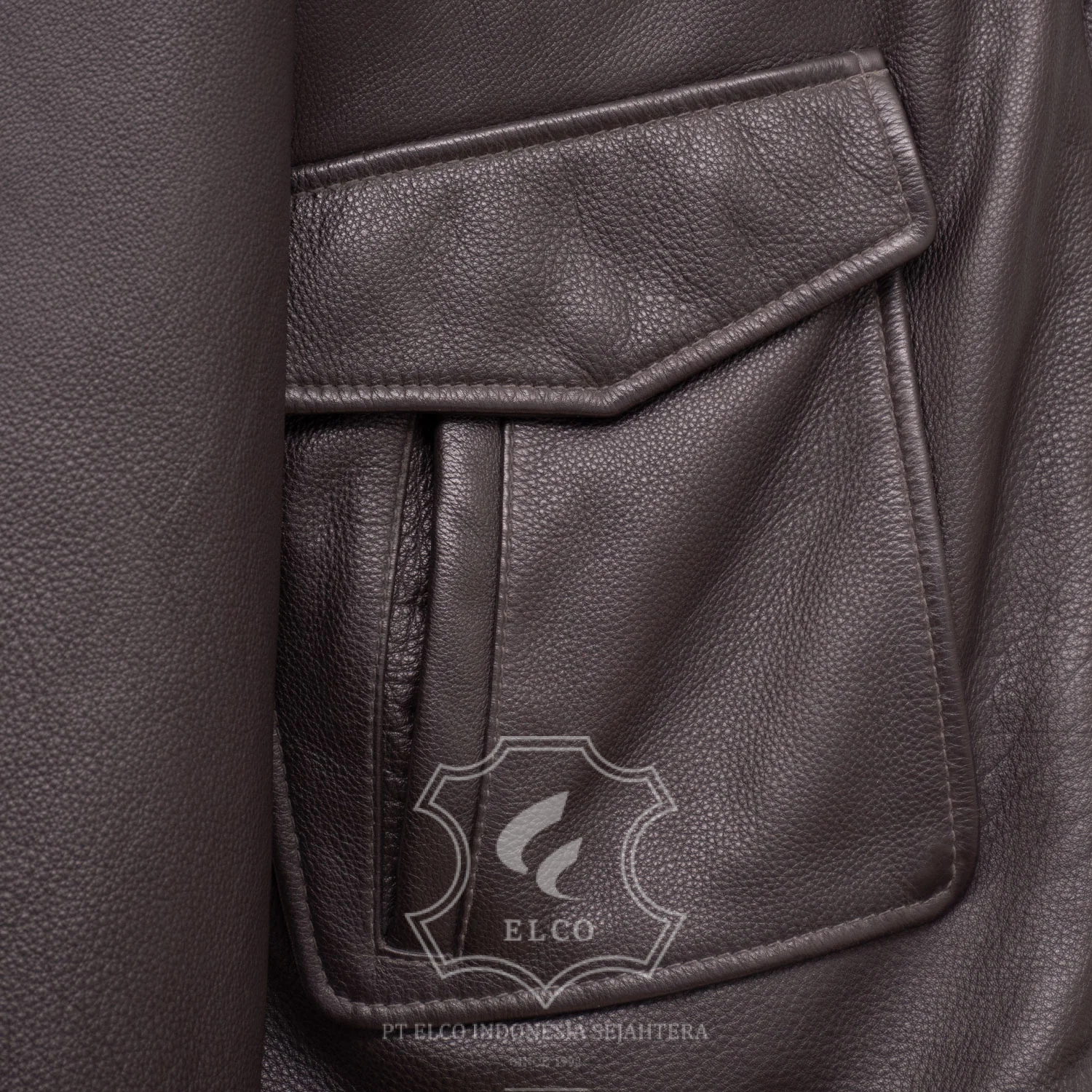 Jaket Kulit Pria Desain Pilot - PP 412 - Gambar 3