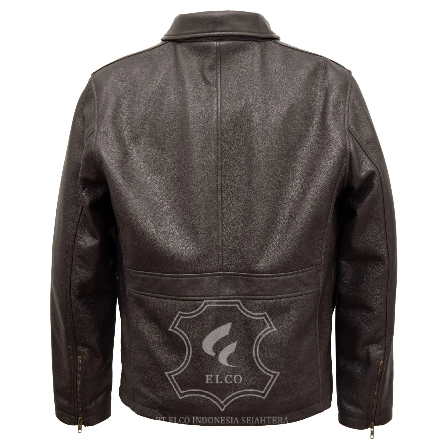 Jaket Kulit Pria Desain Pilot - PP 412 - Gambar 2