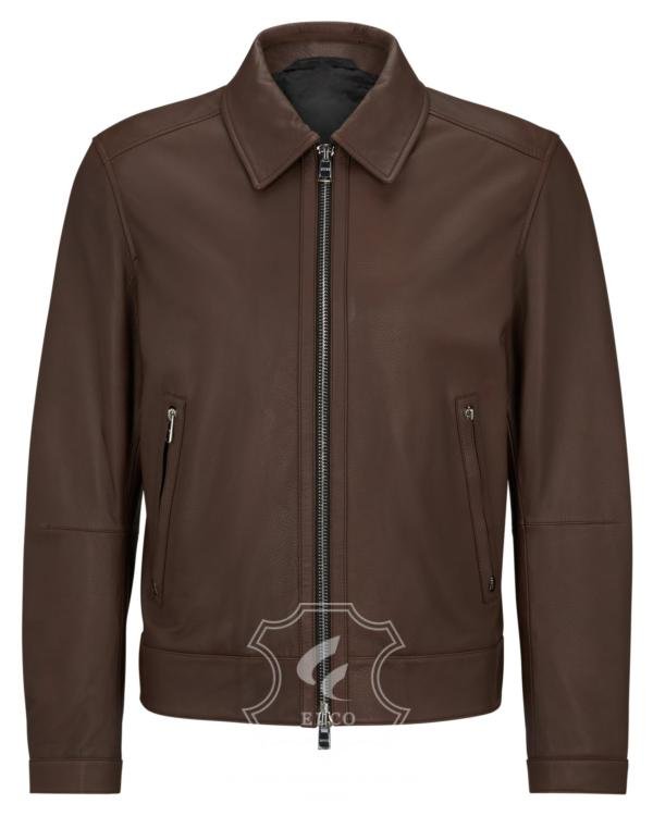 Jaket Kulit Pria Desain Formal - PF 435