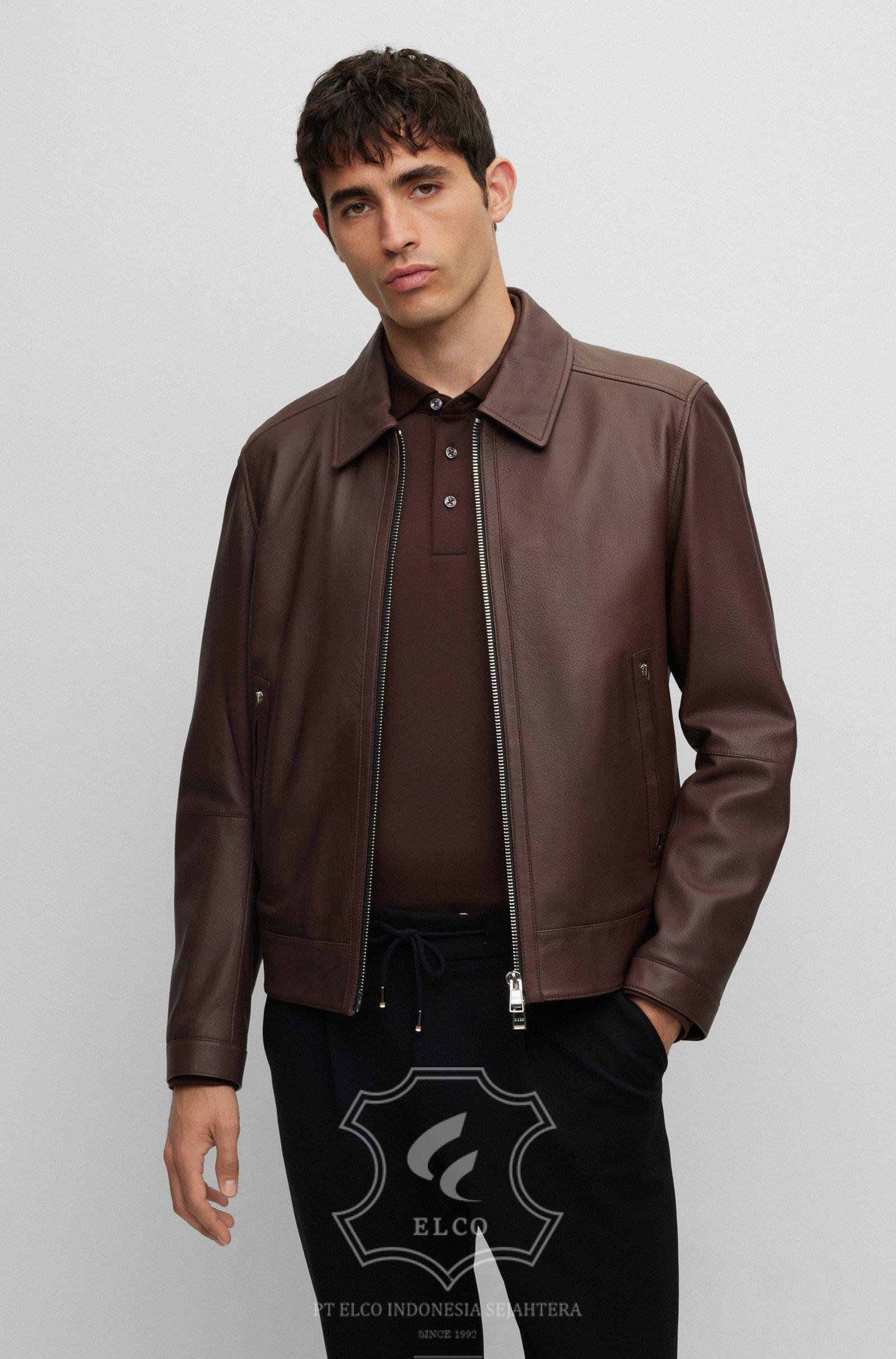 Jaket Kulit Pria Desain Formal - PF 435 - Gambar 2