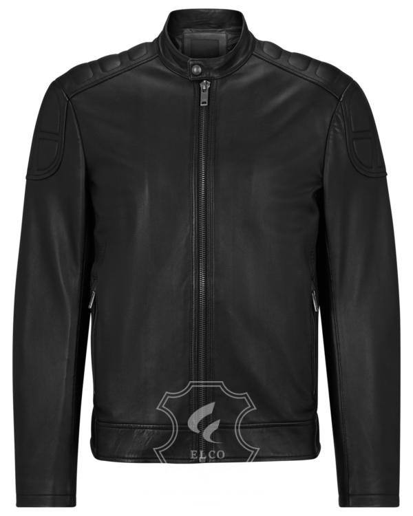 Jaket Kulit Pria Desain Biker - PB 439