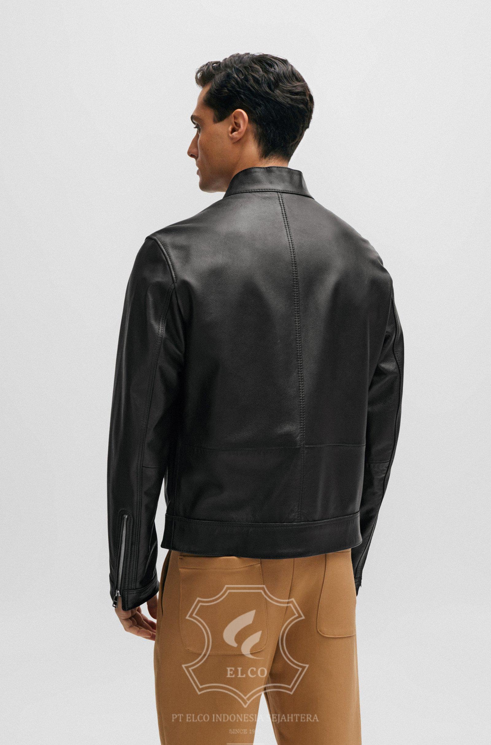 Jaket Kulit Pria Desain Casual - PC 457 - Gambar 5