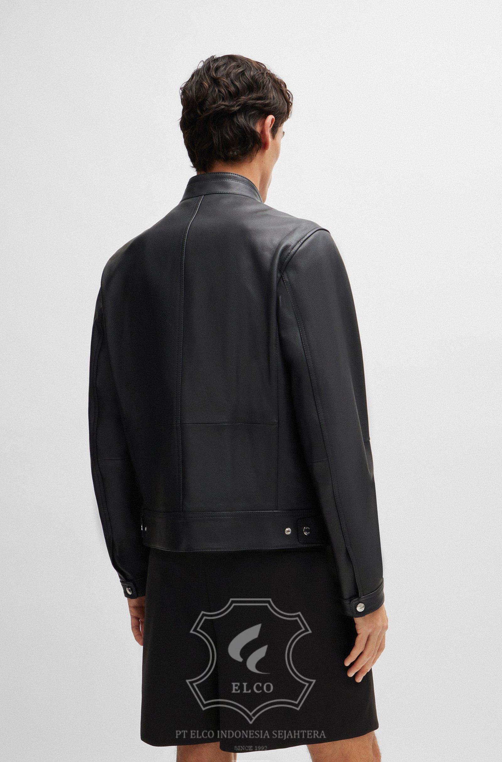 Jaket Kulit Pria Desain Casual - PC 458 - Gambar 4