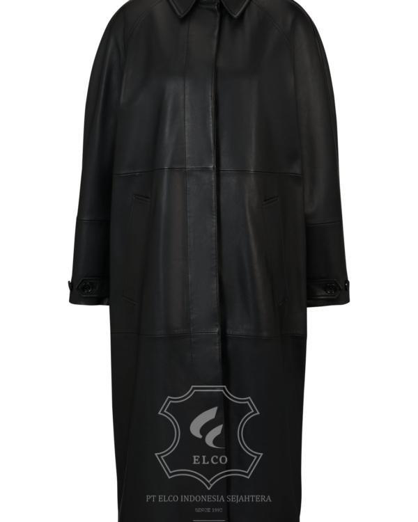 Jaket Kulit Wanita Desain Jas - WJ 449