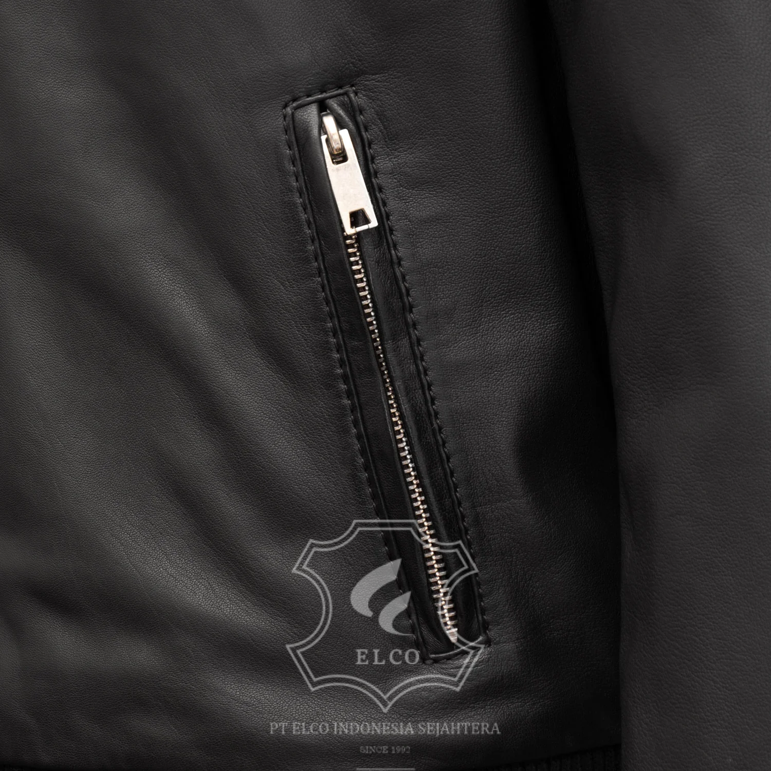 Jaket Kulit Pria Desain Bomber - PCB 490 - Gambar 3