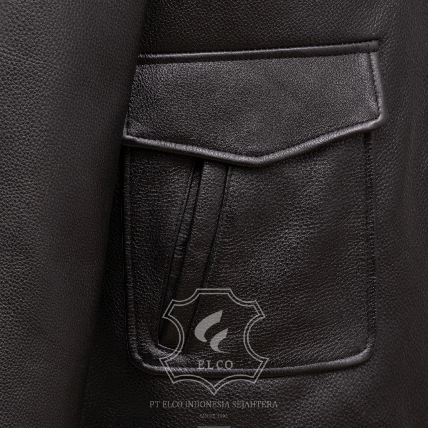 Jaket Kulit Pria Desain Pilot - PP 411 - Gambar 3