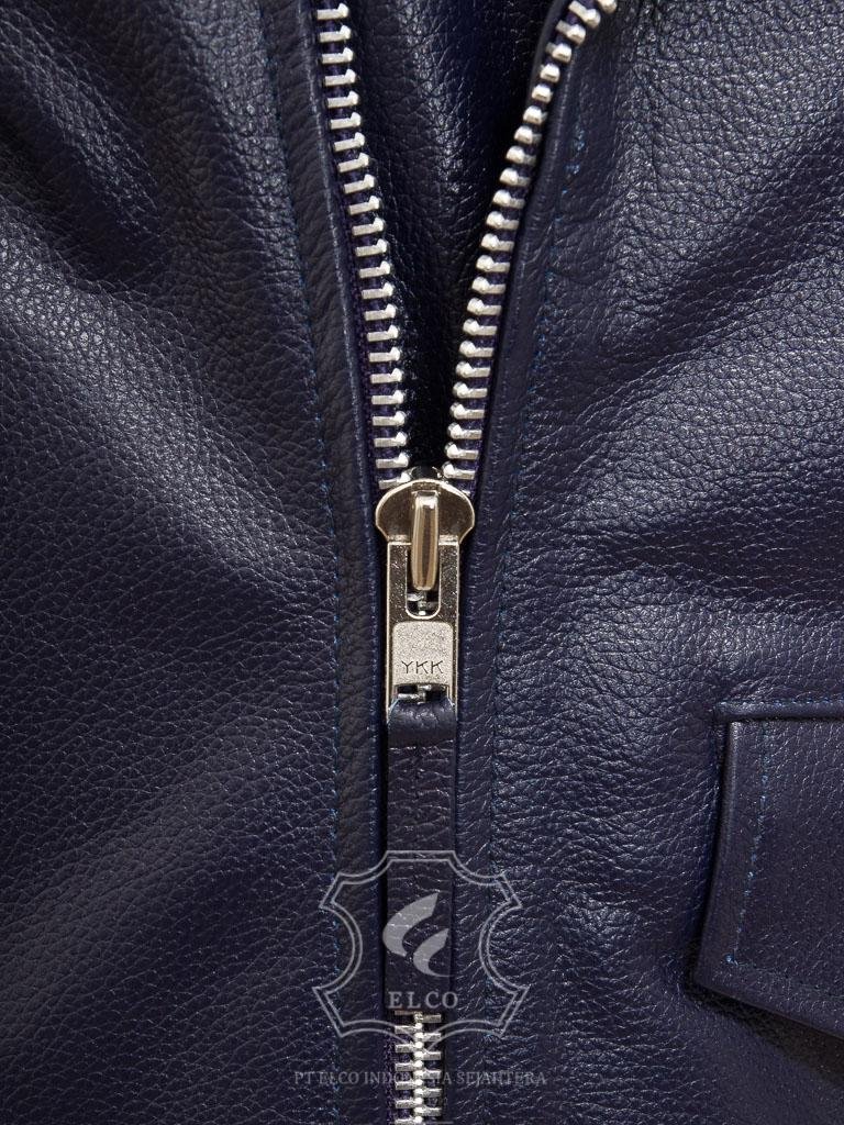 Jaket Kulit Pria Desain Serong - PS 427 - Gambar 4