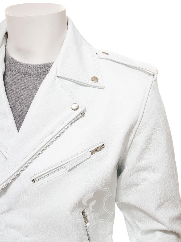 Jaket Kulit Pria Desain Serong - PS 425 - Gambar 3