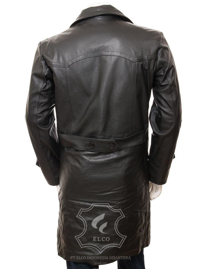 Jaket Kulit Pria Desain Jas - PJ 438 - Gambar 2