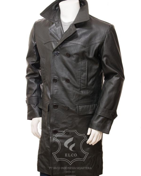 Jaket Kulit Pria Desain Jas - PJ 438