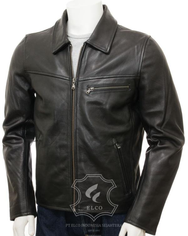 Jaket Kulit Pria Desain Formal - PF 425