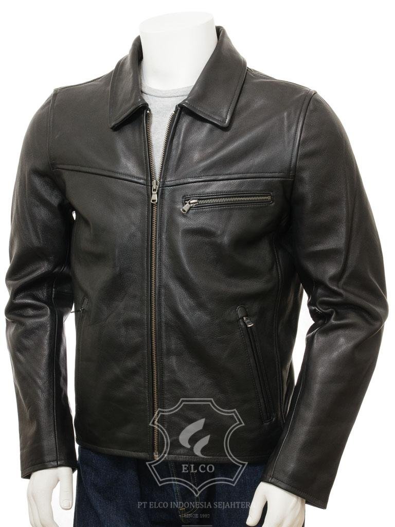 Jaket Kulit Pria Desain Formal - PF 425