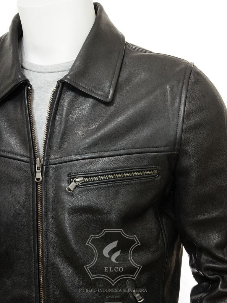 Jaket Kulit Pria Desain Formal - PF 425 - Gambar 3