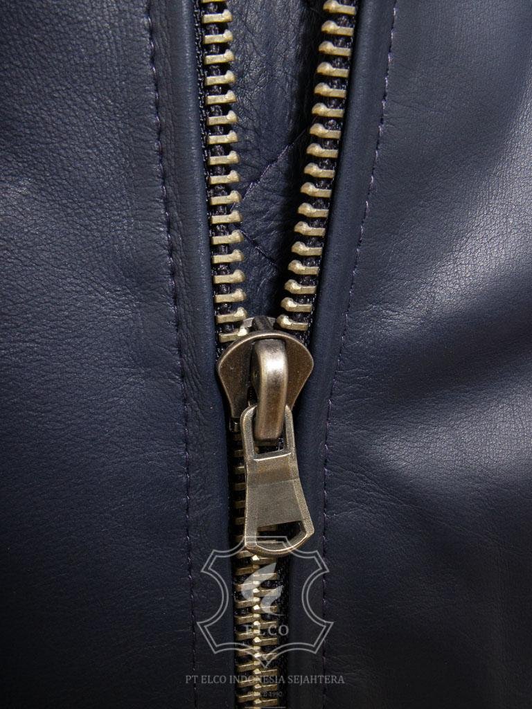 Jaket Kulit Pria Desain Bomber - PCB 481 - Gambar 5