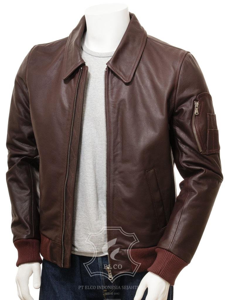 Jaket Kulit Pria Desain Formal - PF 430 - Gambar 2