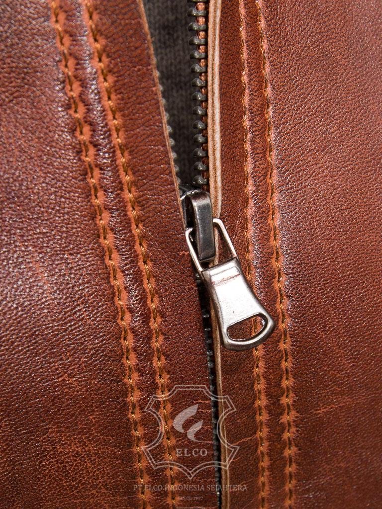 Jaket Kulit Wanita Desain Casual - WC 424 - Gambar 5