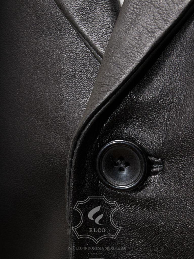 Jaket Kulit Pria Desain Jas - PJ 446 - Gambar 5