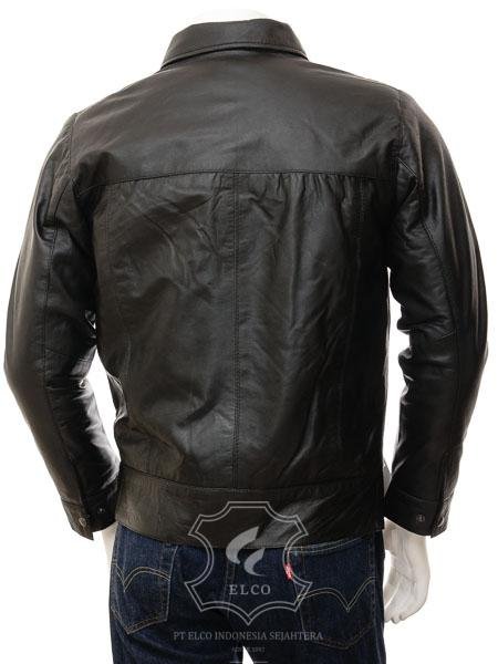 Jaket Kulit Pria Desain Formal - PF 428 - Gambar 3