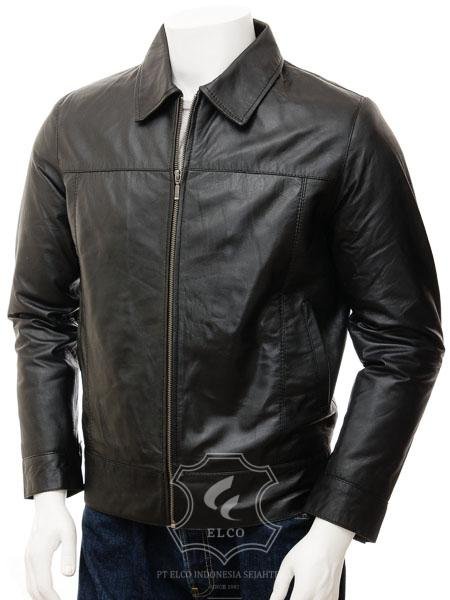 Jaket Kulit Pria Desain Formal - PF 428