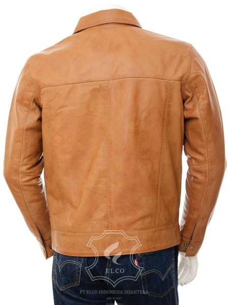 Jaket Kulit Pria Desain Formal - PF 432 - Gambar 3