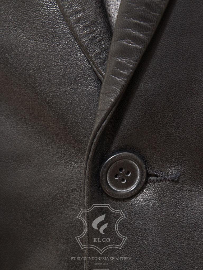 Jaket Kulit Pria Desain Jas - PJ 431 - Gambar 4