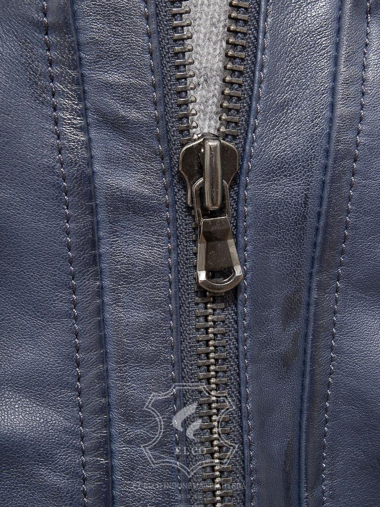 Jaket Kulit Pria Desain Biker - PB 430 - Gambar 5