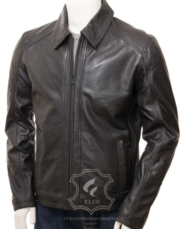 Jaket Kulit Pria Desain Formal - PF 429