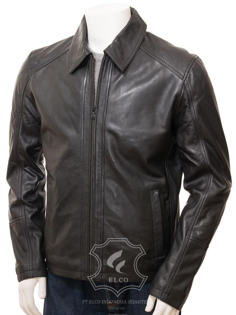 Jaket Kulit Pria Desain Formal - PF 429