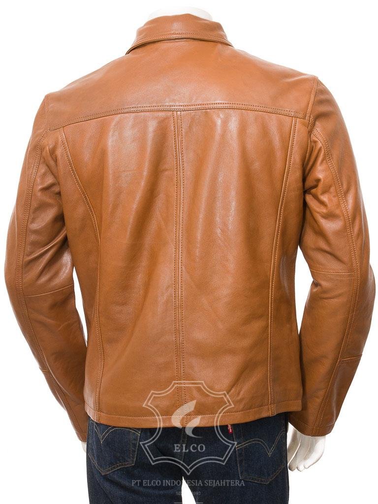 Jaket Kulit Pria Desain Formal - PF 431 - Gambar 3