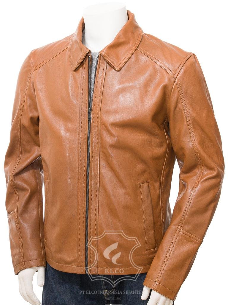 Jaket Kulit Pria Desain Formal - PF 431